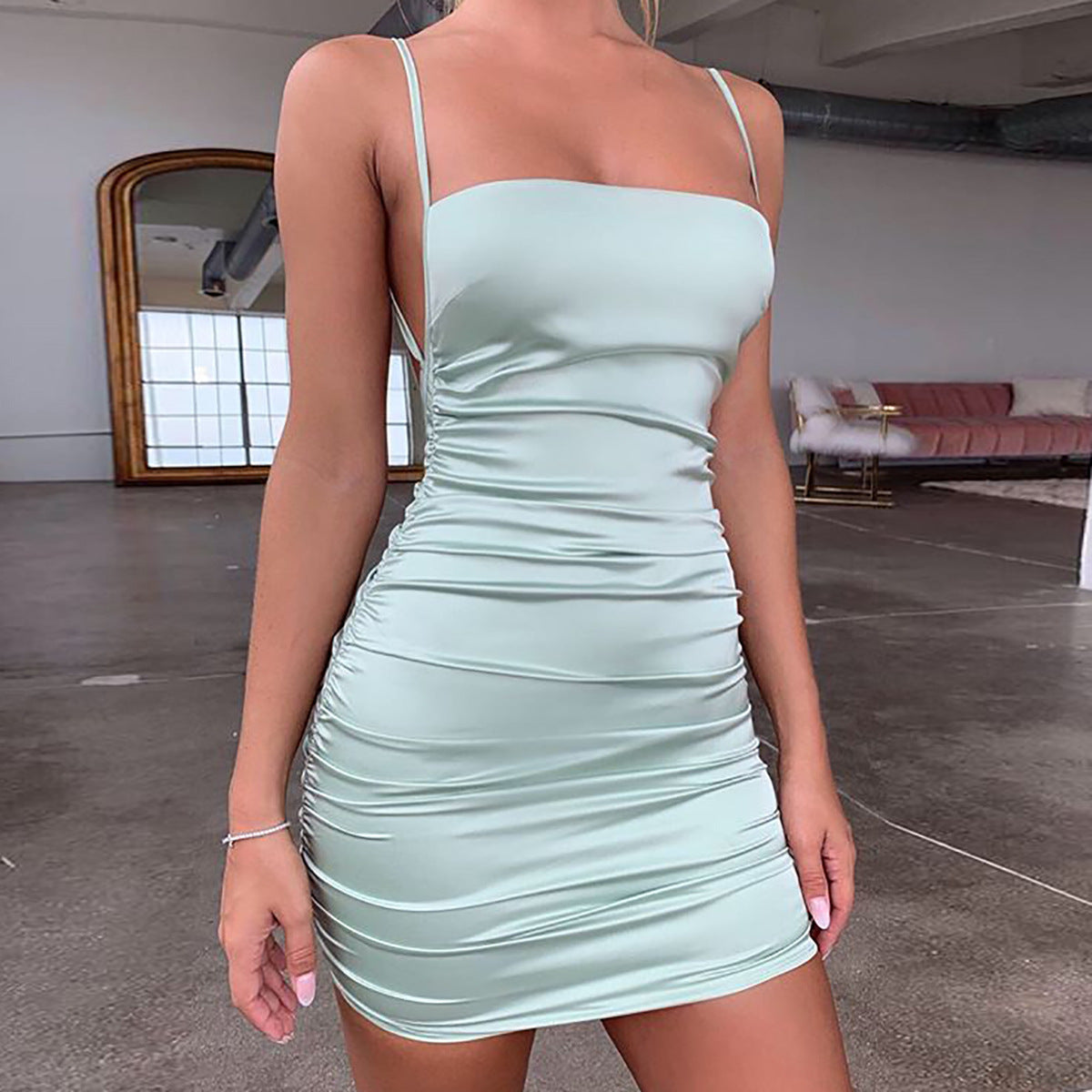 Satin Party Dress