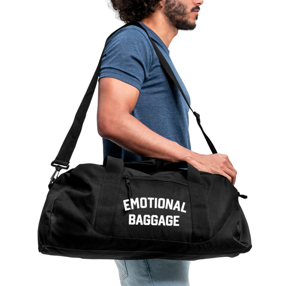 Emotional Baggage Recycled Duffel Bag - black