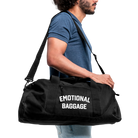 Emotional Baggage Recycled Duffel Bag - black