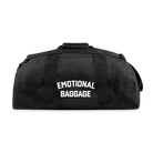 Emotional Baggage Recycled Duffel Bag - black